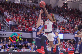 Wolfpack graduate guard Kiara Leslie