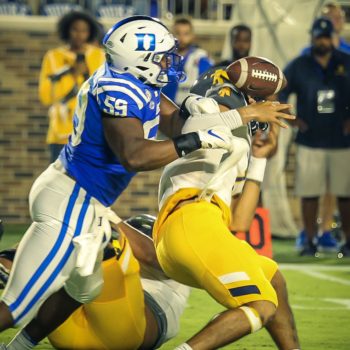 Duke defensive end Tre Hornbuckle football Lawrence Davis III spectacular magazine