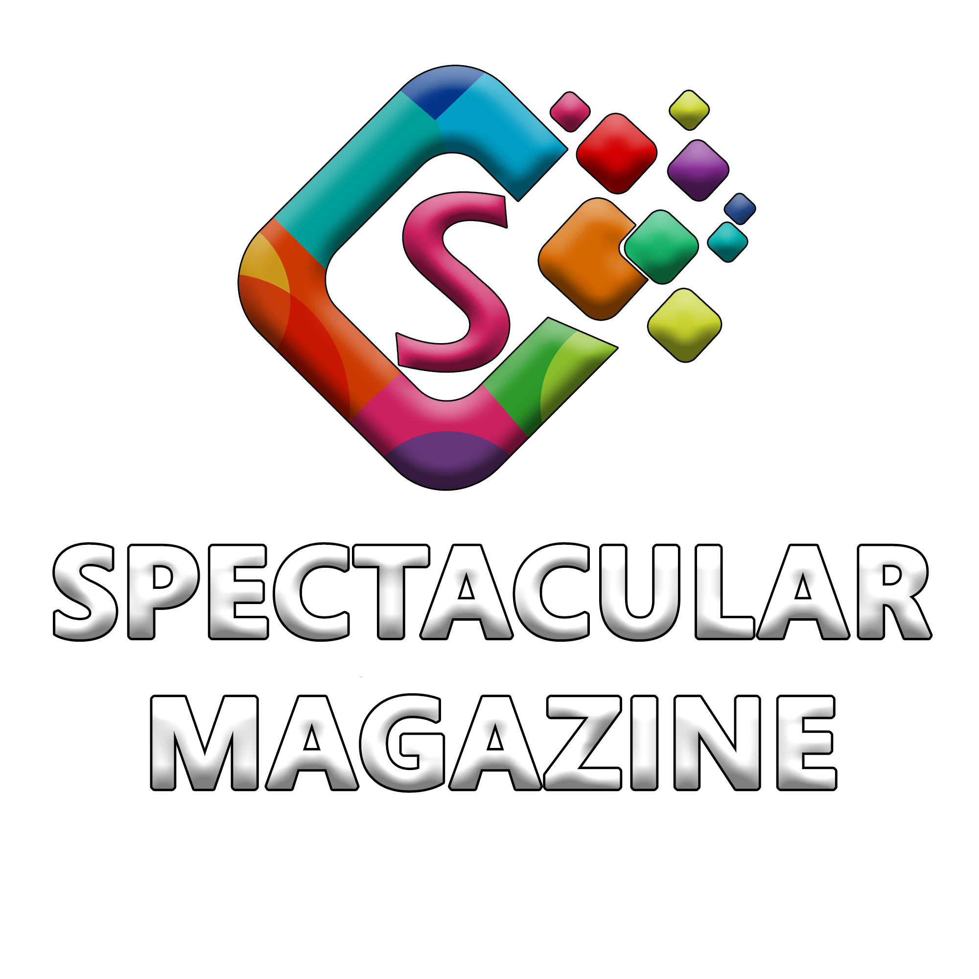 Spectacular Magazine Logo Transparent PNG white
