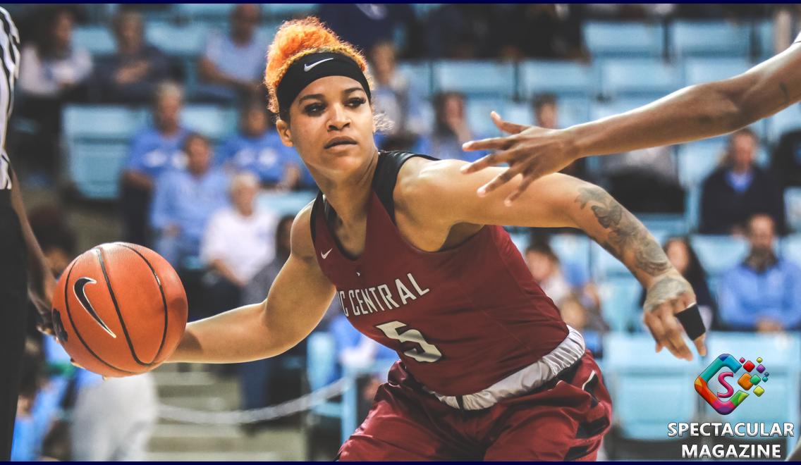 Kieche White NCCU Womens Basketball Lawrence Davis III Spectacular Magazine