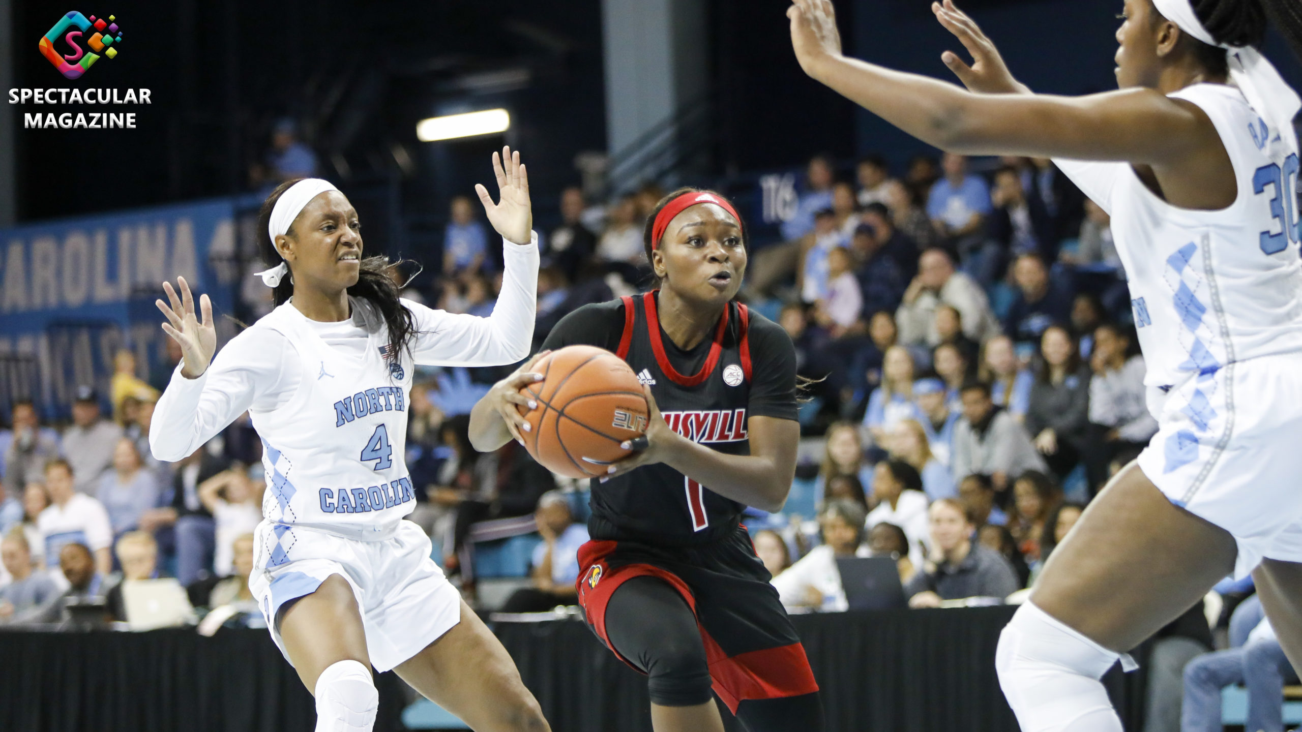 Dana Evans, Louisville vs North Carolina 1/19/20