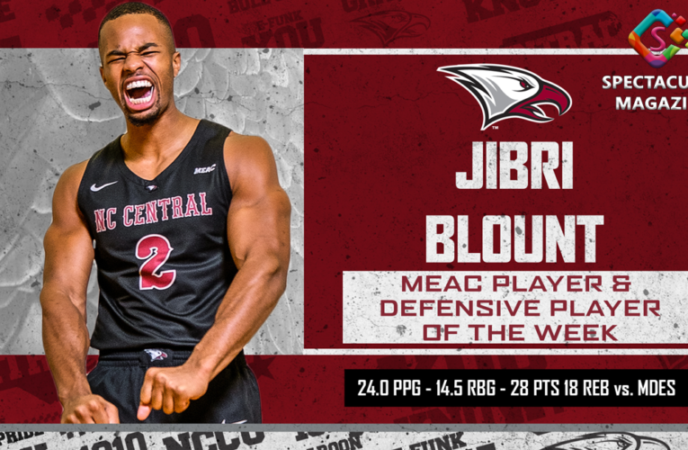 NCCU’s Blount Takes MEAC’s Defensive Player of the Week