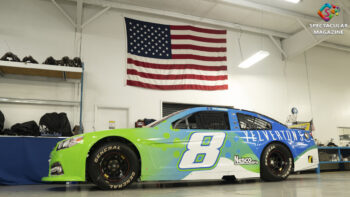 The Yelverton's Enrichment Services themed car that Sean Corr of Empire Racing will race during the ARCA Menard's Series General Tire 200 at Talladega Superspeedway in Lincoln, Ala., Saturday, June 20. Photo courtesy of YES