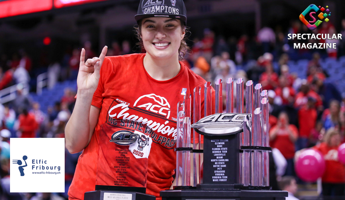 Aislinn Konig Pro BCF Elfic Fribourg Spectacular Magazine NC State Professional Basketball ACC Championship Lawrence Davis III Sports Photography MVP