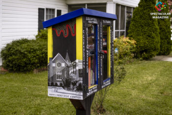 Wall Street Juniors Reader's Bank sits at Old North Durham, N.C., Saturday, Aug. 1. Photo submitted by MaKayla Booker. Photo © TNT Portraits 2020.