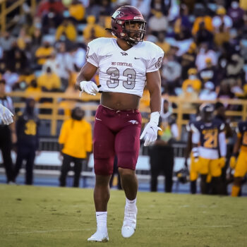 Cole Williams Linebacker NCCU Eagles Lawrence Davis III photography