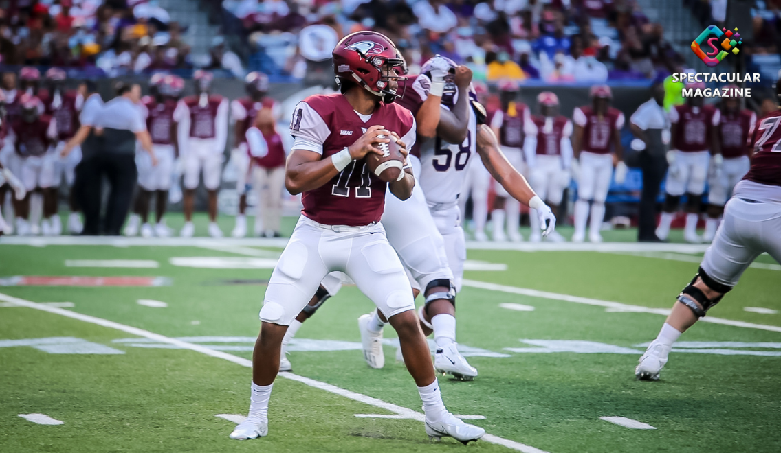 Davius Richard NCCU Eagles Quarterback Thomas Cozzi Tripp Lawrence Davis III photo