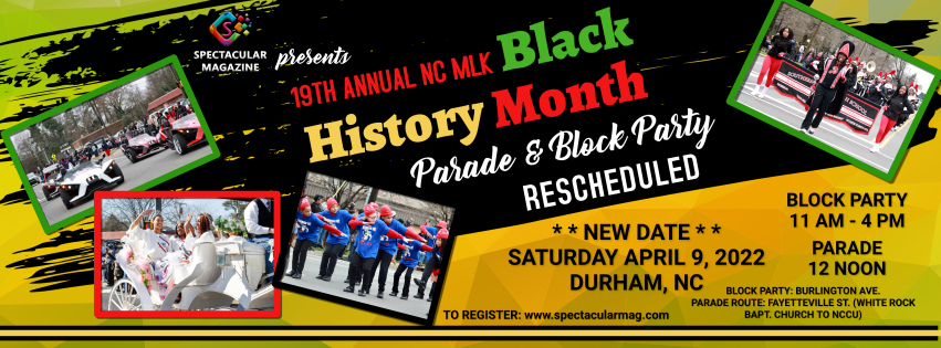 Durham NC MLK Parade Block Party Spectacular Magazine February April 2022