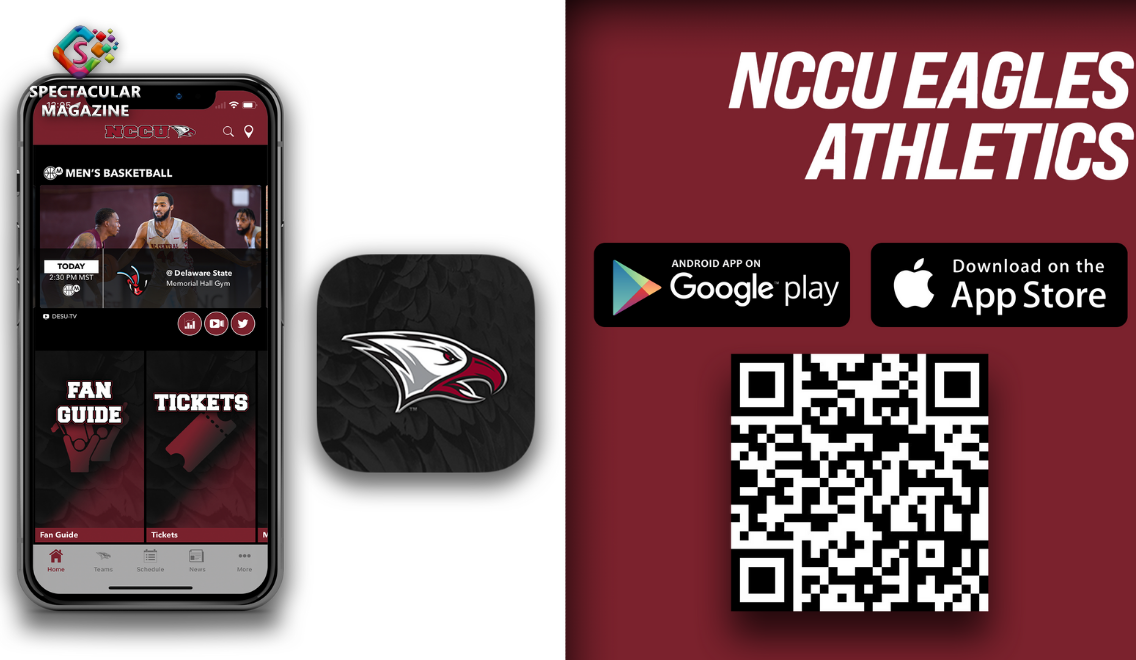 NCCU Athletics app Spectacular Magazine