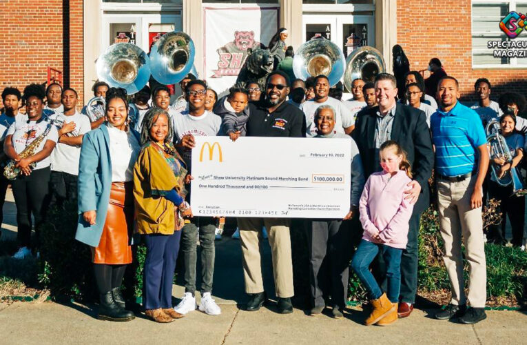 Shaw University’s “Platinum Sound” Marching Band Receives $100K Grant from McDonald’s