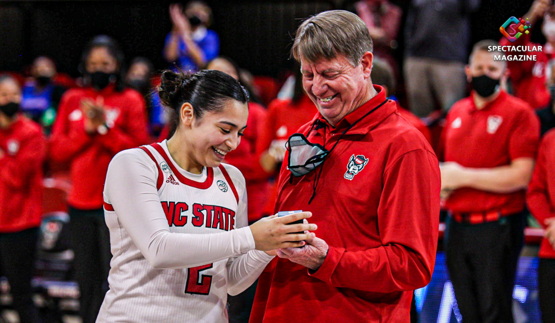 NC State Wolfpack Wes Moore Raina Perez ACC Championship SpecMagSports