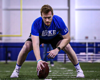 John Taylor Long Snapper NFL Duke Pro Day 2022 Lawrence Davis III Spectacular Magazine