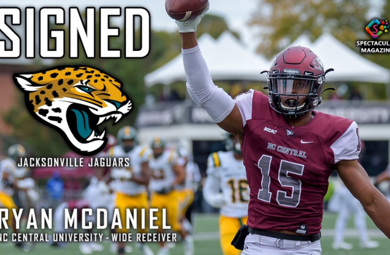 NCCU Receiver McDaniel Signs NFL Contract with Jaguars