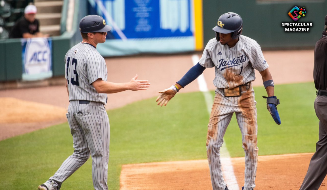 Georgia Tech Baseball Louisville Cardinals, Bailey Linton, Spectacular Magazine, 2022 ACC Baseball Tournament