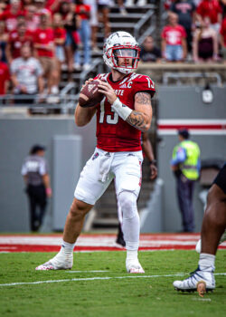 NC State Quarterback Devin Leary, Lawrence Davis III - Spectacular Magazine