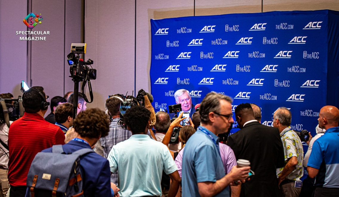 ACC Kickoff, ACC Football, Lawrence Davis III, Mack Brown UNC Tar Heels, Spectacular Magazine