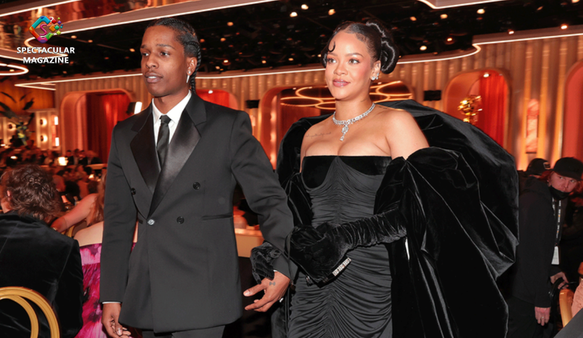 Rihanna, A$AP Rocky, Golden Globes, Spectacular Mag