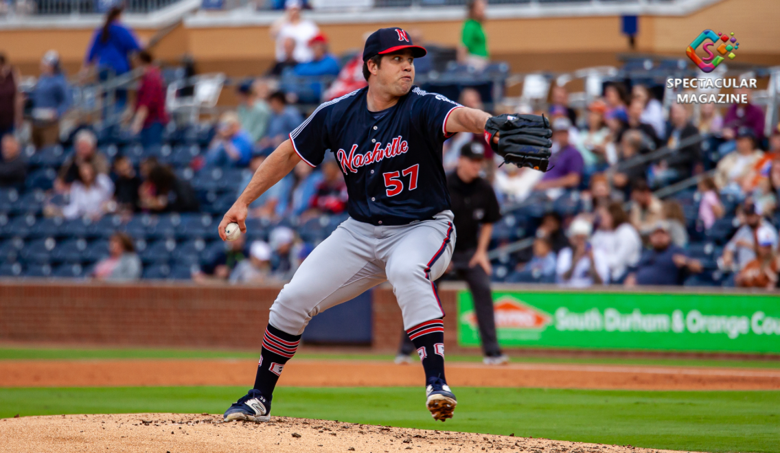 Nashville Sounds Pitcher, Durham Bulls, Spectacular Magazine