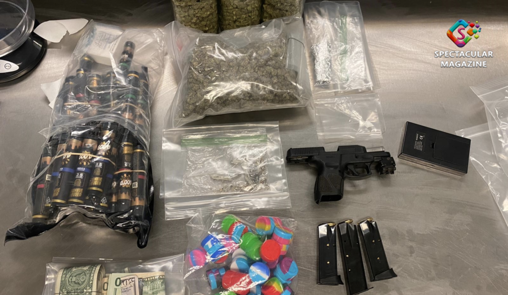 Gun, Drugs Seized During Traffic Stop In Durham - Spectacular Magazine