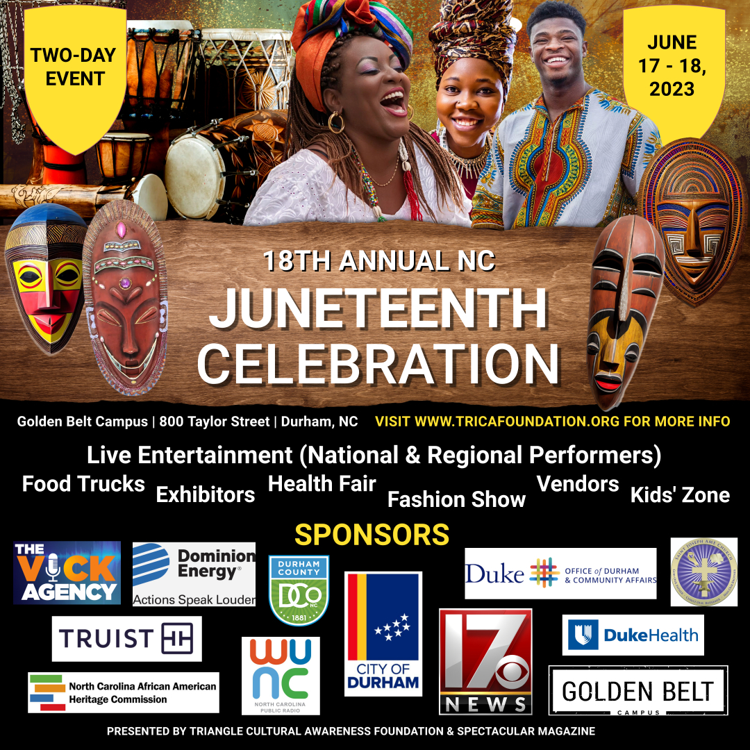 Performance Schedule: 18th Annual NC Juneteenth Celebration Is 