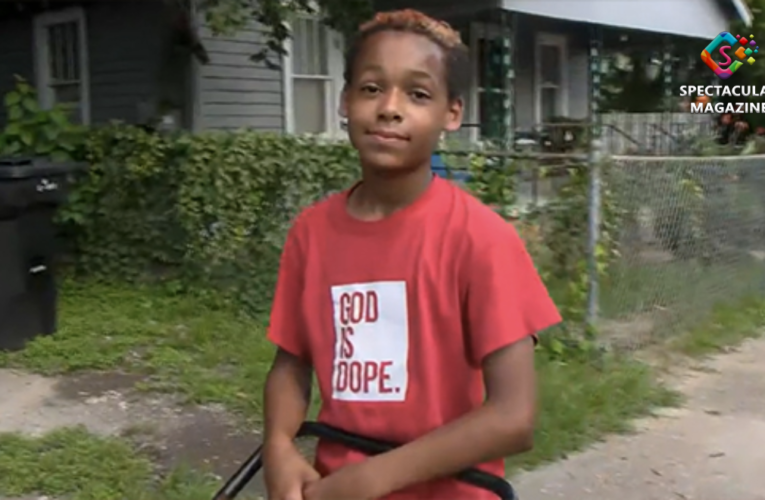 12-Year-Old Starts Mowing Biz to Help Family