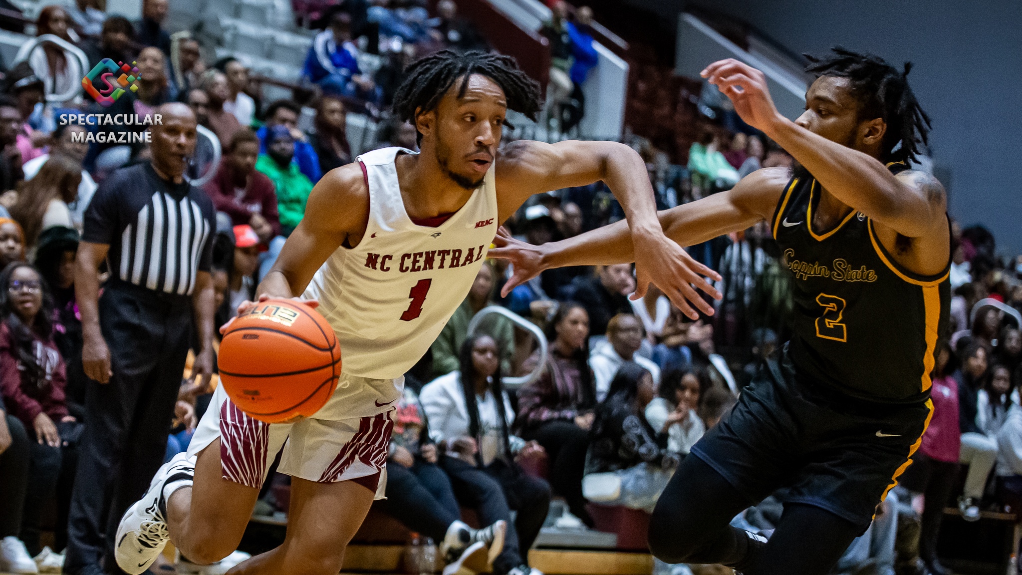 NCCU MBB 2023-24 Schedule, Men's basketball, Coach LeVelle Moton, North Carolina Central University Eagles, Spectacular Magazine, Lawrence Davis III