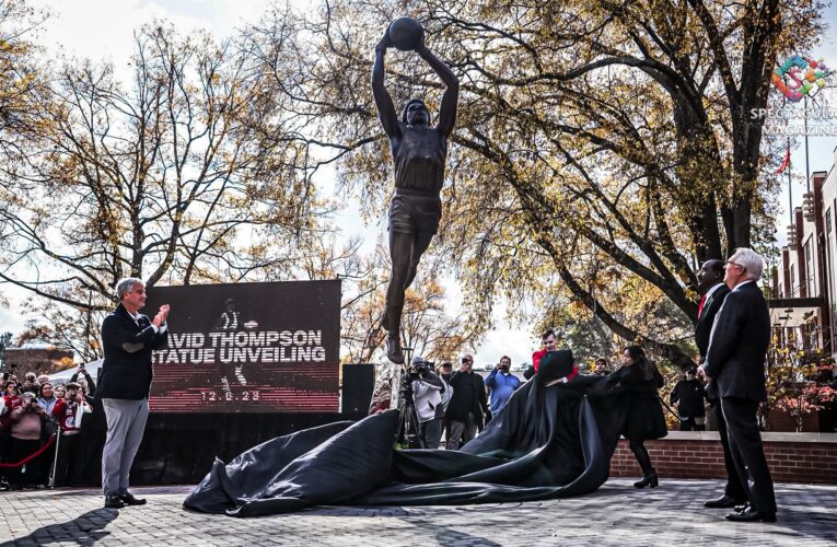 NC State Honors David Thompson With Statue