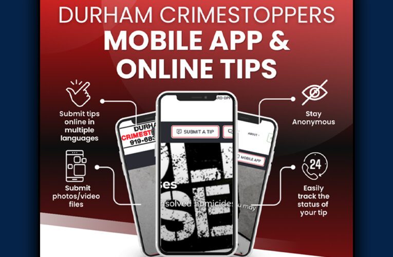 Durham Crimestoppers Launches Online Tip Submission and P3 Mobile App