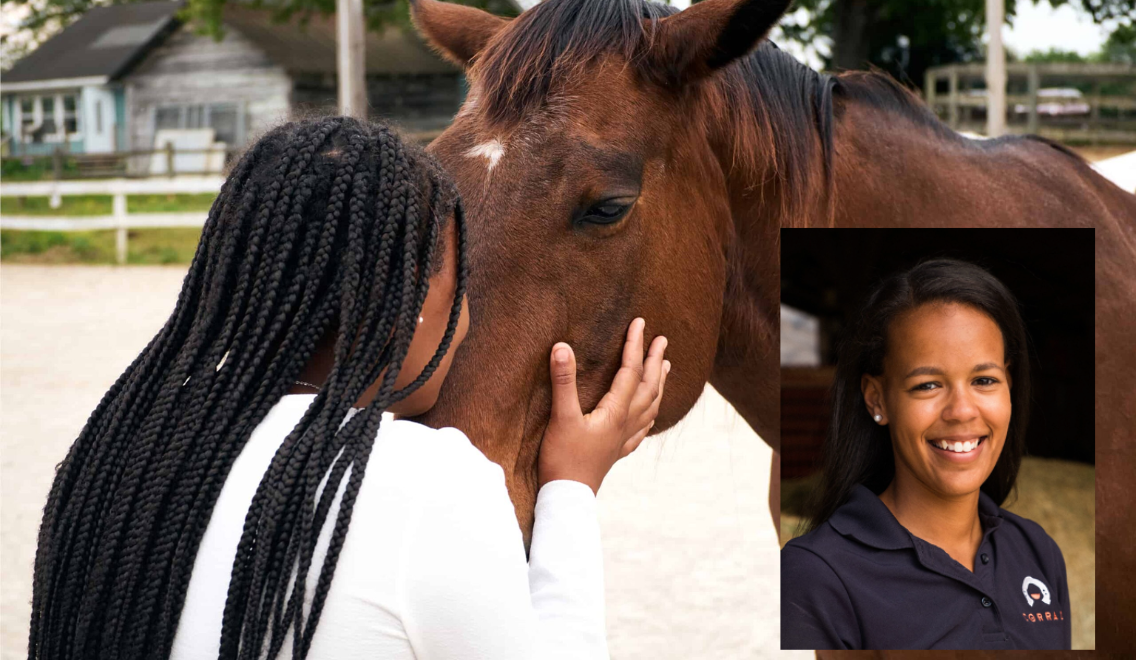 Lauren Clements, CORRAL Riding Academy, Cary NC, Raleigh NC, Horseback riding, near me, Horse training, black woman, black-owned, horse racing, horseback riding near me, Spectacular Magazine,