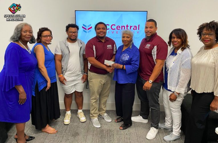 Durham Chapter Presents Charms, Inc. National Project Award To NCCU Men’s Achievement Center