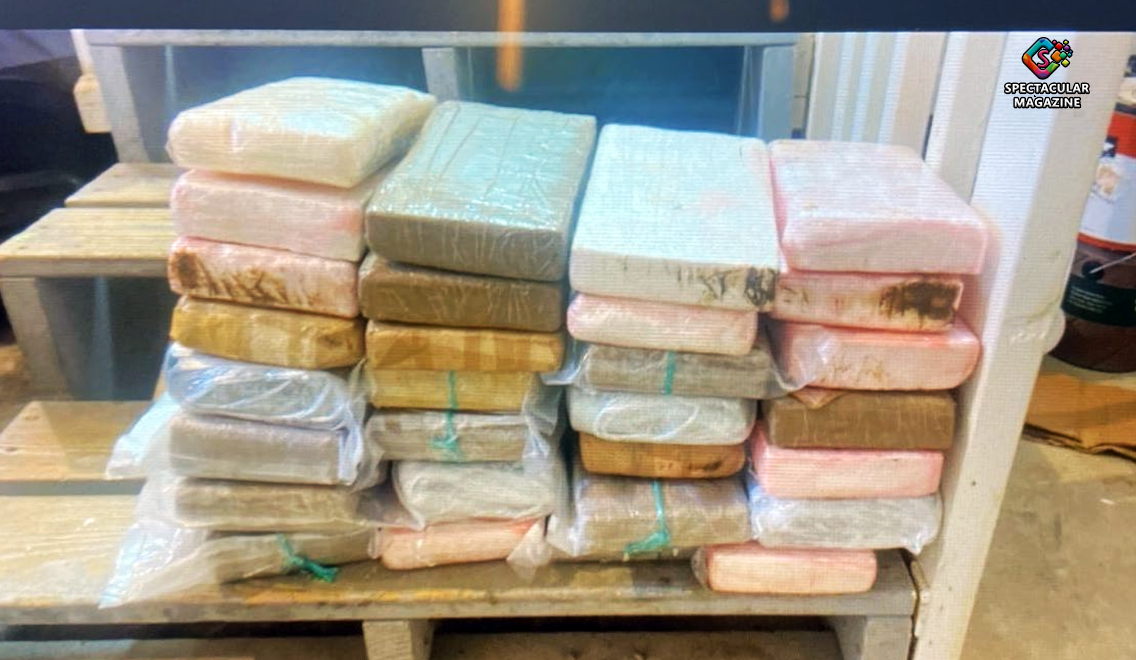Packages of cocaine and methamphetamine seized by law enforcement during the investigation of Clayton woman Oralia Rodriguez-Flores, who was sentenced to 11 years in federal prison for drug trafficking and money laundering.