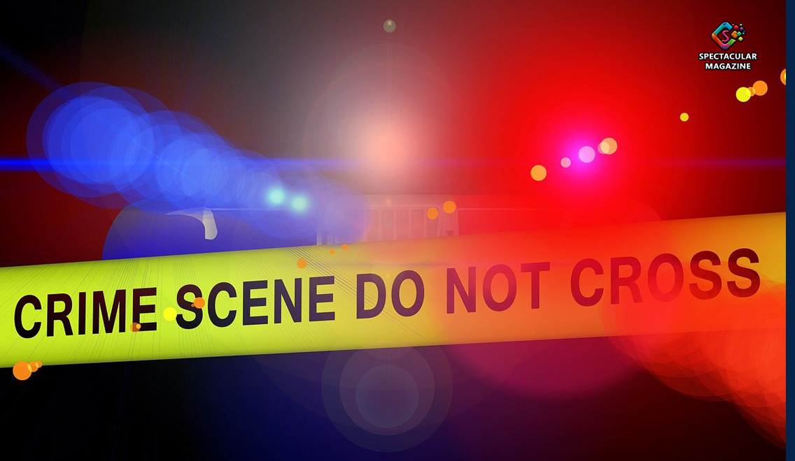 Durham Police vehicle with flashing lights at night, representing investigation of fatal stabbing on Glenn School Road