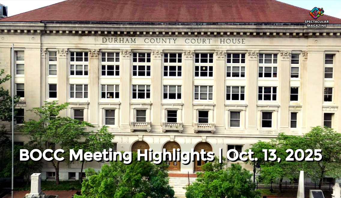 Durham County Courthouse, where the Board of County Commissioners met on October 13, 2025, to approve $450,000 in public funding