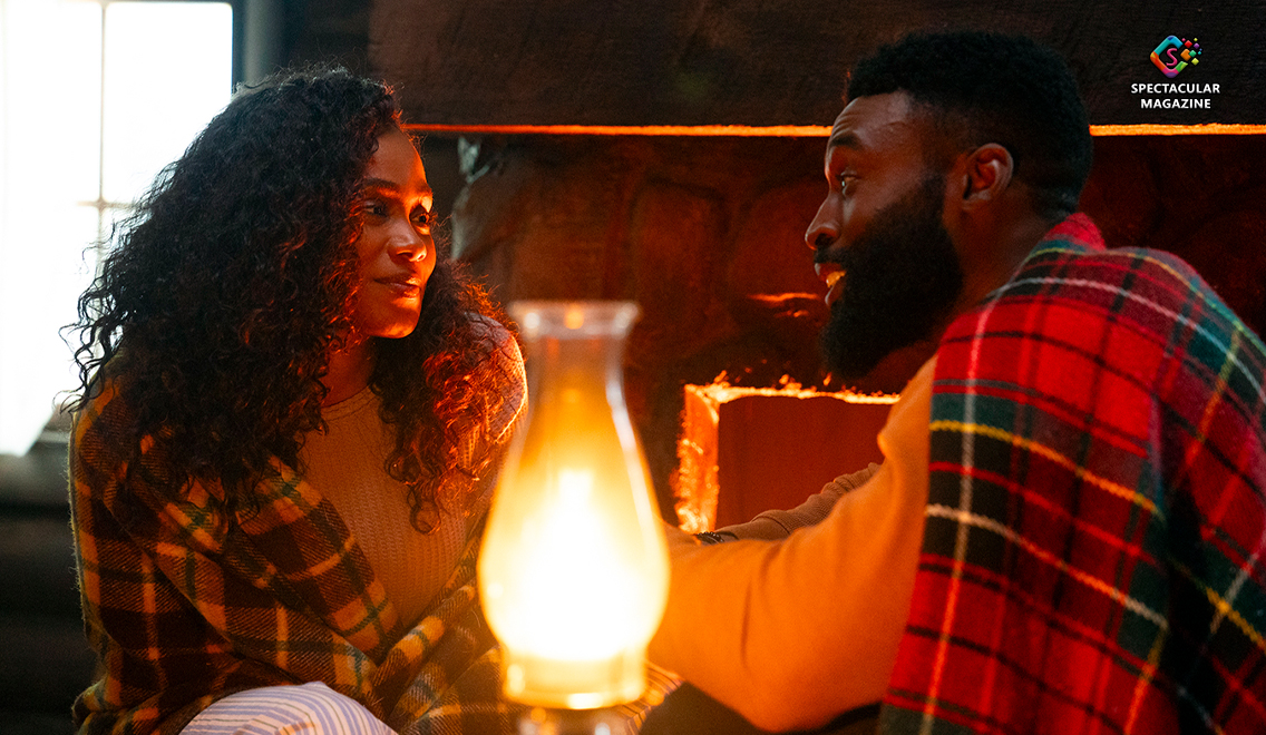 “Shannon Thornton stars in Tyler Perry’s Finding Joy, a romantic Christmas film premiering November 5 on Prime Video.”