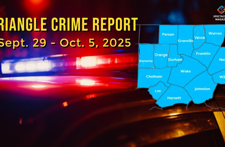 Triangle Crime Report (Sept. 29 – Oct. 5): Violence, Drugs, and High-Profile Arrests Across the Region