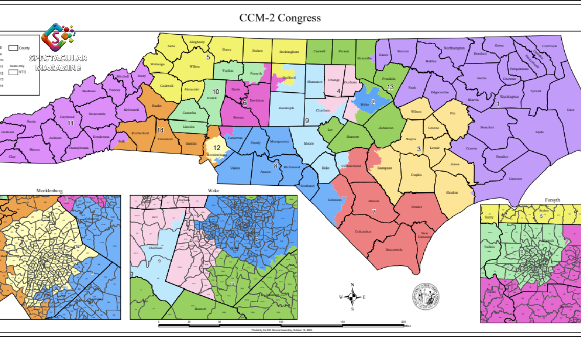 North Carolina Congressional District Map 2025, Spectacular Magazine, Election Results, Election News, Mayor,