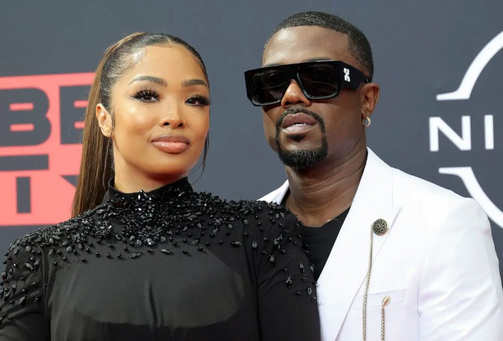 Princess Love & Ray J at BET event
