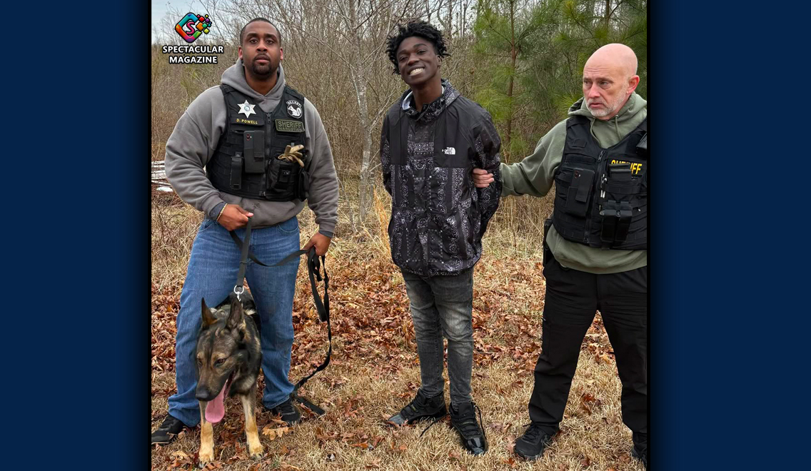 Warren County deputies and K-9 Ivor apprehend 19-year-old Savioun Antwon Williams after a 22-mile police chase involving a stolen Infiniti in Vance and Warren counties.