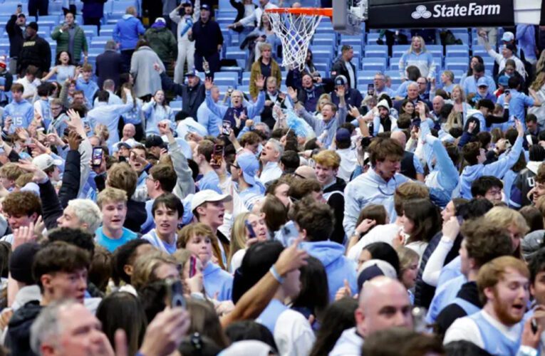 UNC Upset Ends in Court Storm Chaos; Duke Staffers Punched Amid Celebration