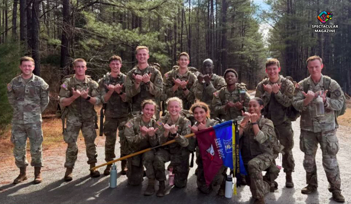 Bull City Battalion Army ROTC cadets participate in a formal training exercise, highlighting the structure and discipline of the program serving Duke University and NCCU students.