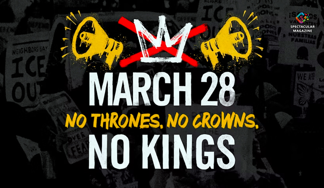 No Kings protests March 28 graphic promoting demonstrations across Raleigh Durham and the Triangle region