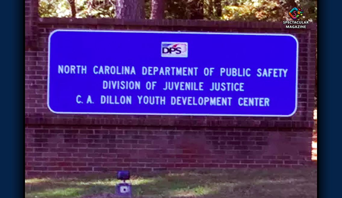 Dillon Juvenile Detention Center sign in Butner North Carolina where new youth mental health program will launch