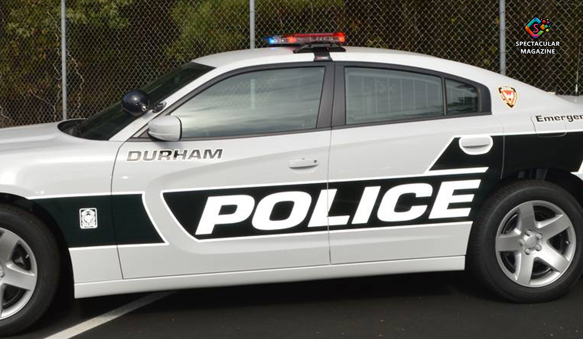 Durham Police Department patrol vehicle representing an investigation into a fatal shooting on Rigsbee Avenue in Durham.