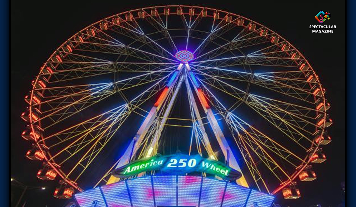 America 250 Wheel, a 230-foot observation wheel debuting at the 2026 N.C. State Fair in Raleigh.